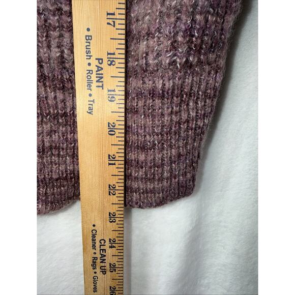 Who What Wear Womens Button-Up Wool Blend Cardigan Plum 🍆 Sweater Small - Picture 6 of 12